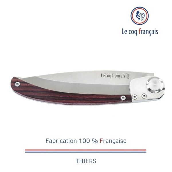 Couteau de poche Le Coq Original - Montagne - Bois de Violette - 3