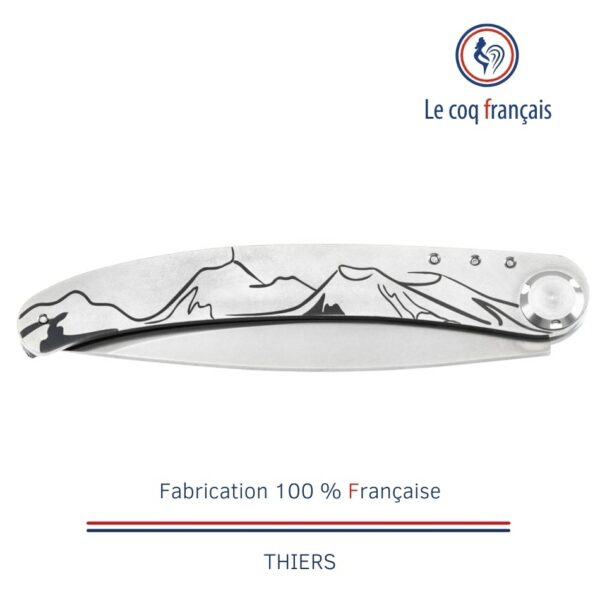 couteau le coq français design moderne volcans d'auvergne