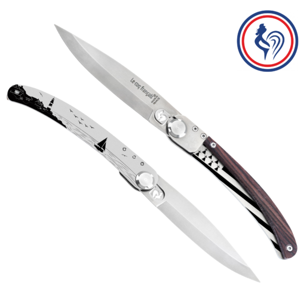 couteau le coq original bretagne et son Étui by le coq français®