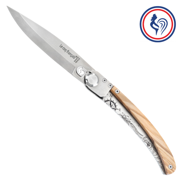 couteau le coq original safari et son Étui by le coq français®