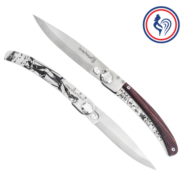 couteau le coq original vercingetorix et son Étui by le coq français®