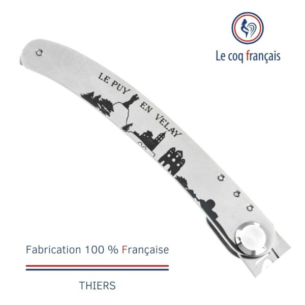 couteau manche personnalisé puy en velay le coq français