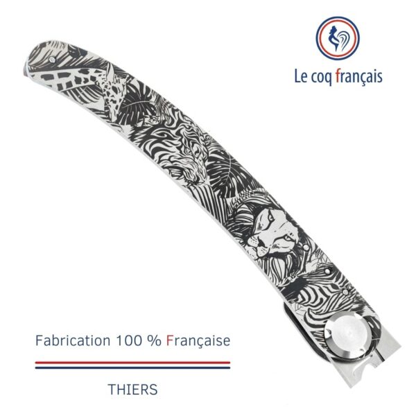 Couteau avec manche personnalisé Safari - Le Coq Français