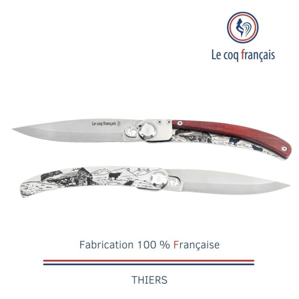 le coq français couteau de thiers cantal