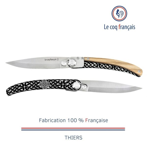 Couteau de poche Le Coq Original - Celtic - Olivier - 2
