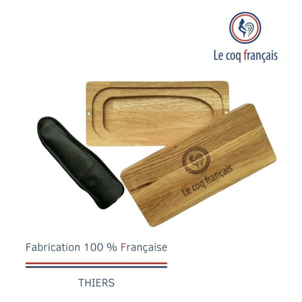 Coffret en chêne avec étui Le Coq Français