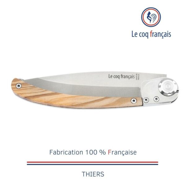 Couteau de poche Le Coq Français modèle Louis 14 avec lame en inox