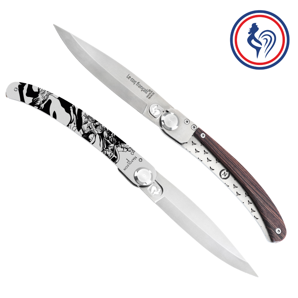 couteau le coq original napoléon 1er et son Étui by le coq français®