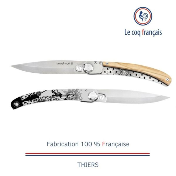 Le Coq Français - Couteau de Thiers modèle Louis 14