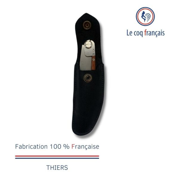 Etui couteau ceinture cuir avec rabat