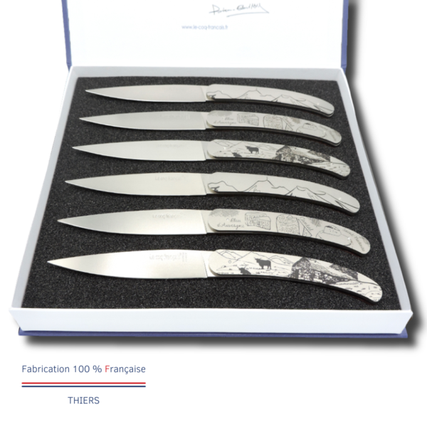 Coffret couteaux de table Auvergne