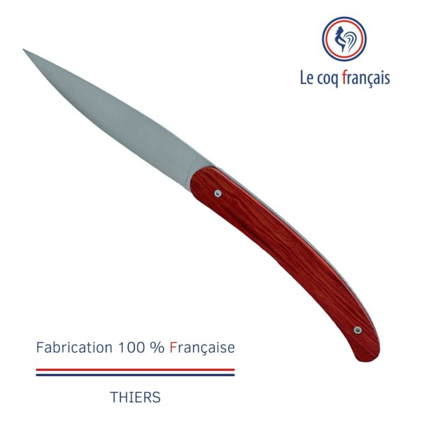 Couteaux de table bois red heart