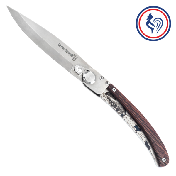 couteau le coq original cantal et son Étui by le coq français® olivier