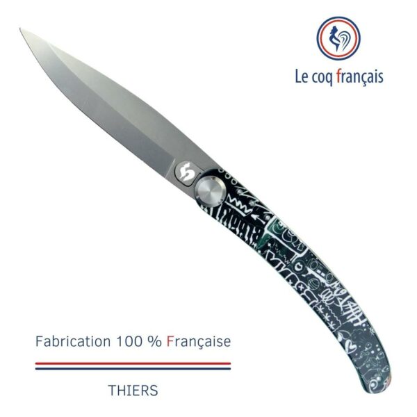 couteau pliant pop art