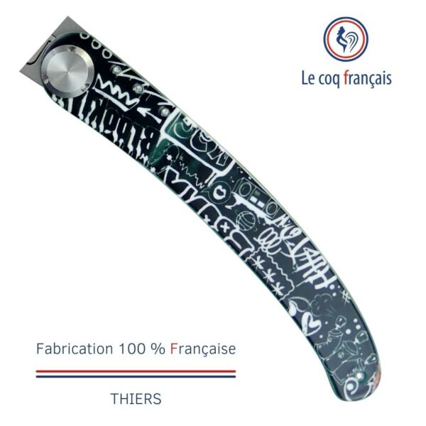 manche design pop art black white