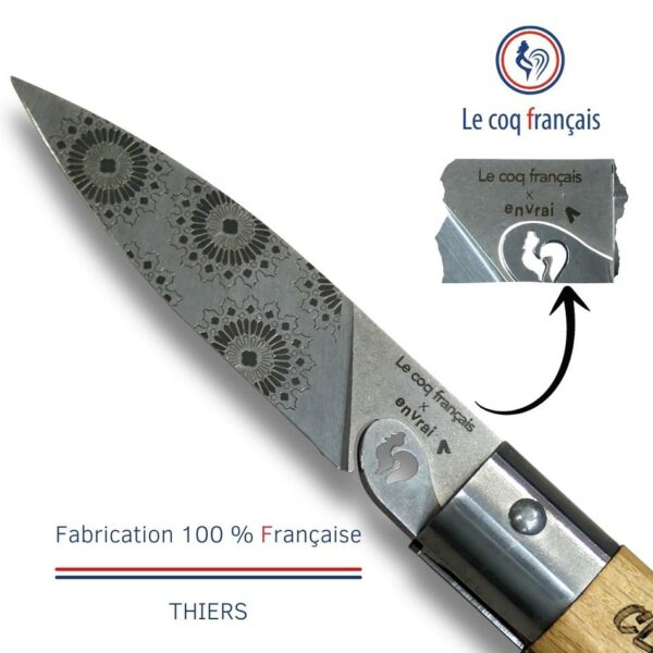 Couteau pliant Clermont Ferrand le Coq Français x En Vrai