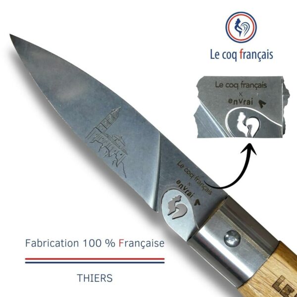 Couteau pliant Le Puy en Velay le Coq Français x En Vrai