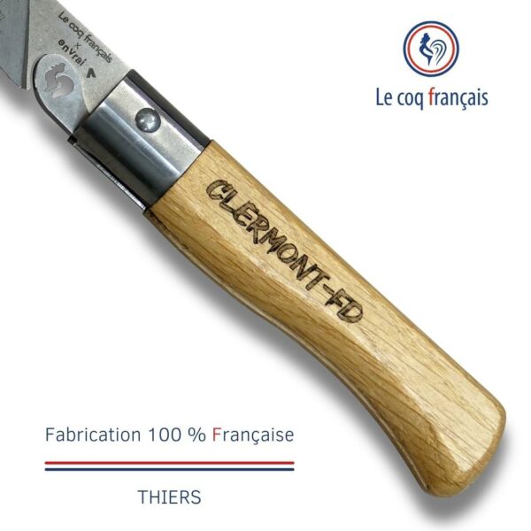 Manche en bois Clermont Ferrand le Coq Français x En Vrai