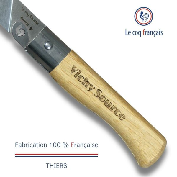 Manche en bois Vichy Source le Coq Français x En Vrai