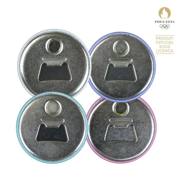 decapsuleur magnet arriere metal paris 24 couleur