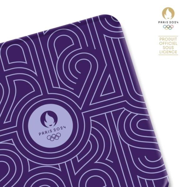 détails sous-verre paris 2024 violet