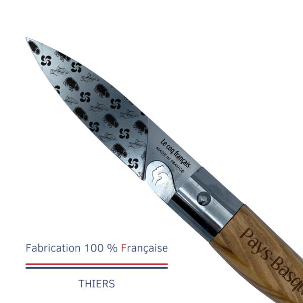 le-coq-francais-couteau-de-poche-gravure-laser-Le Basque 2