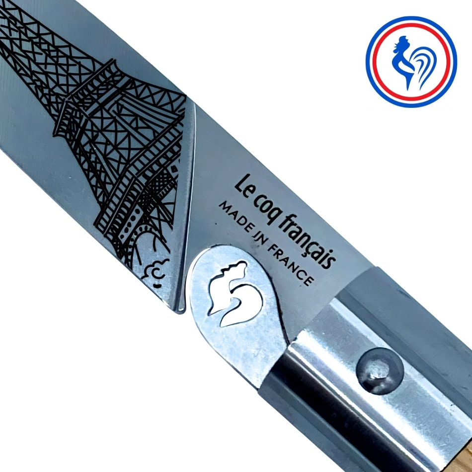 couteau le parisien et son Étui by le coq français®