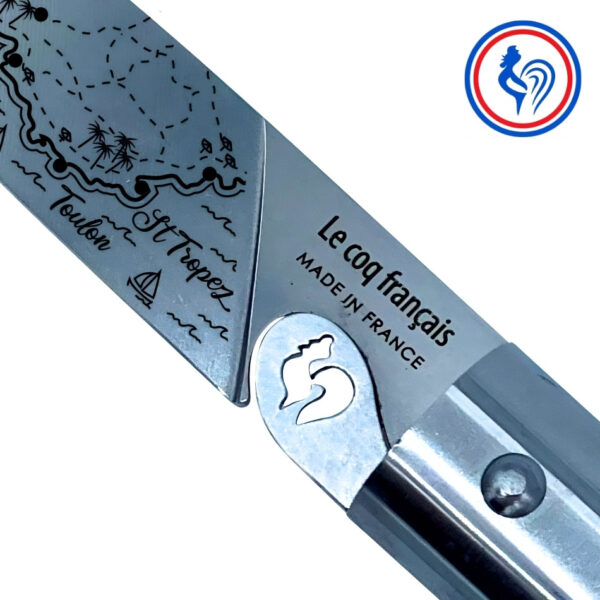 couteau le breton et son Étui by le coq français®