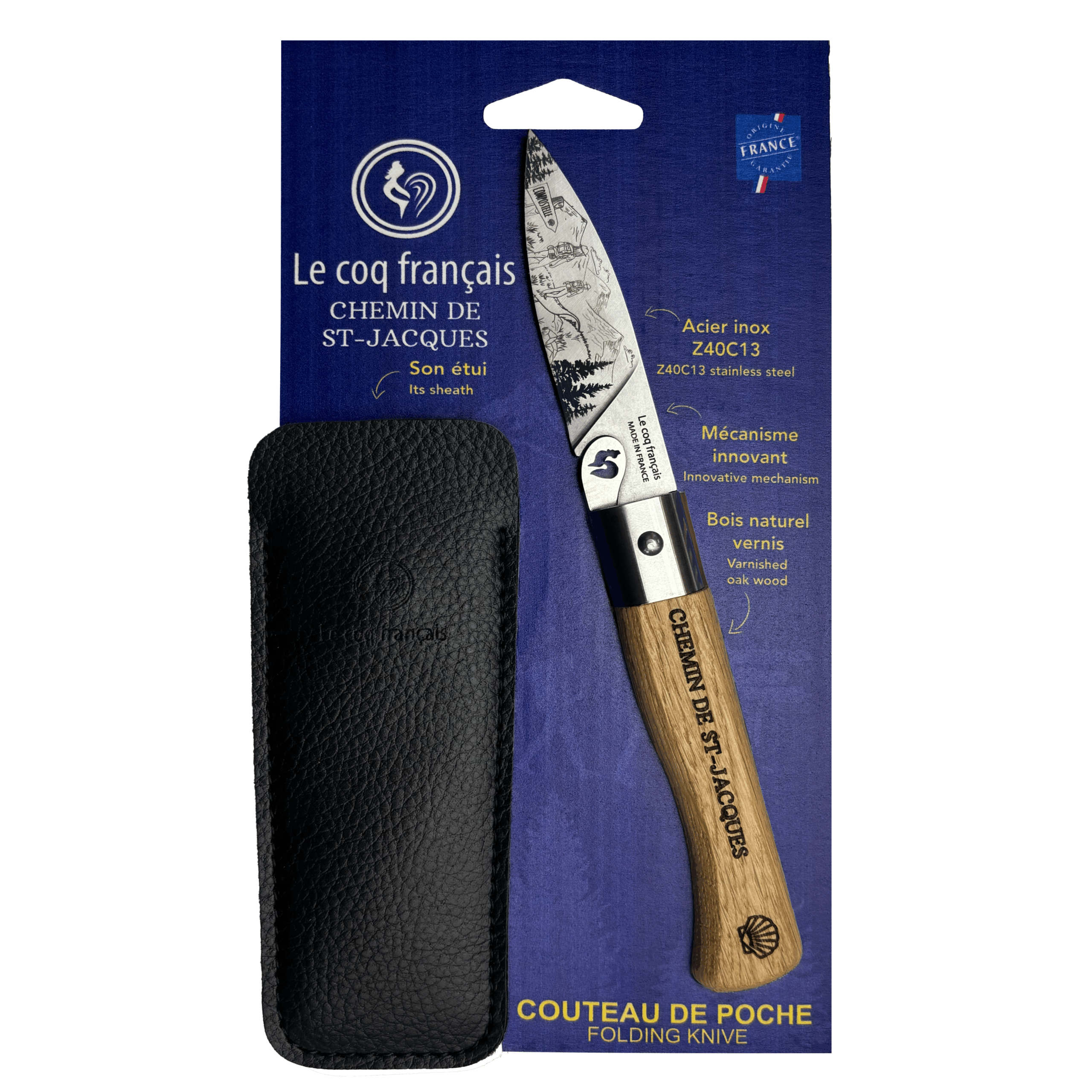 Chemin de saint-jacques - Le coq français