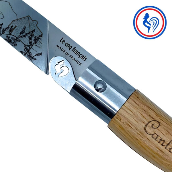 couteau le cantal et son etui by le coq français®