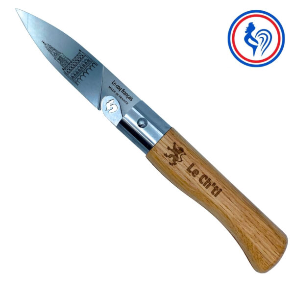 couteau le ch'ti et son etui by le coq français®