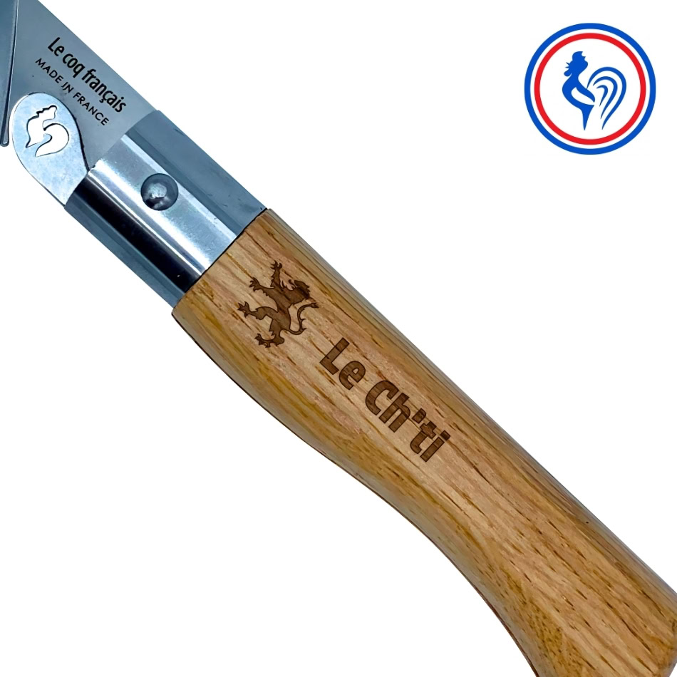 couteau le ch'ti et son etui by le coq français®