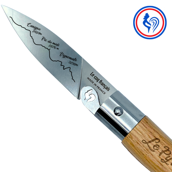 couteau le pyrénéen et son etui by le coq français®