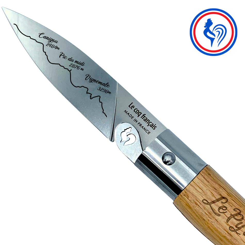 couteau le pyrénéen et son etui by le coq français®
