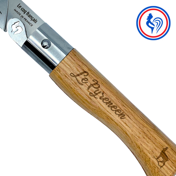 couteau le pyrénéen et son etui by le coq français®