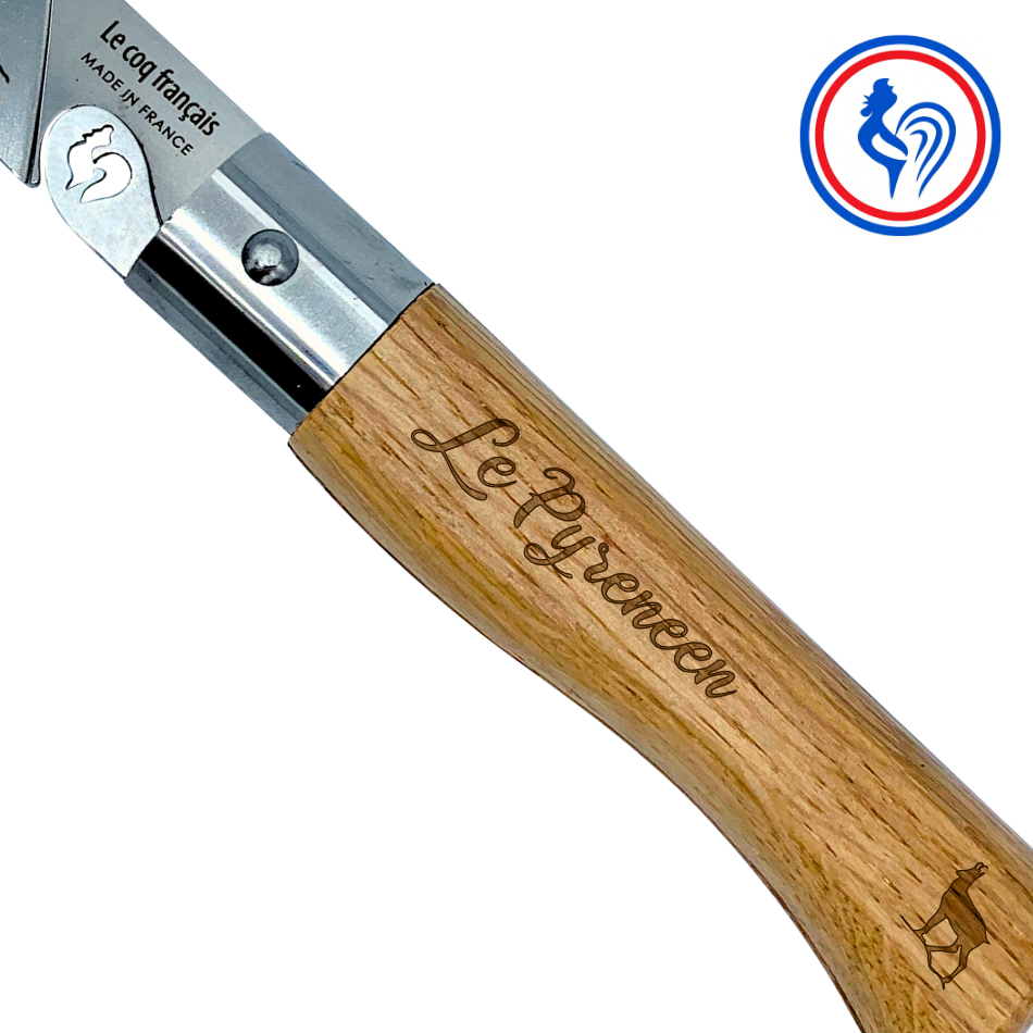 couteau le pyrénéen et son etui by le coq français®