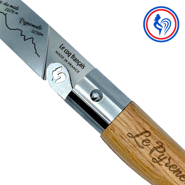 couteau le pyrénéen et son etui by le coq français®