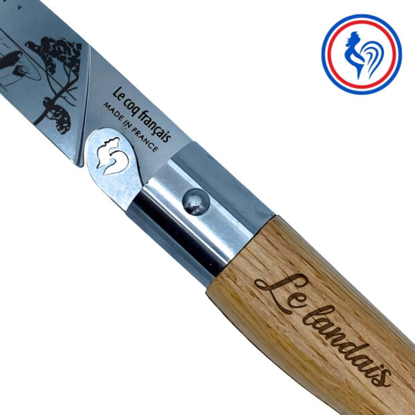 couteau le landais et son etui by le coq français®