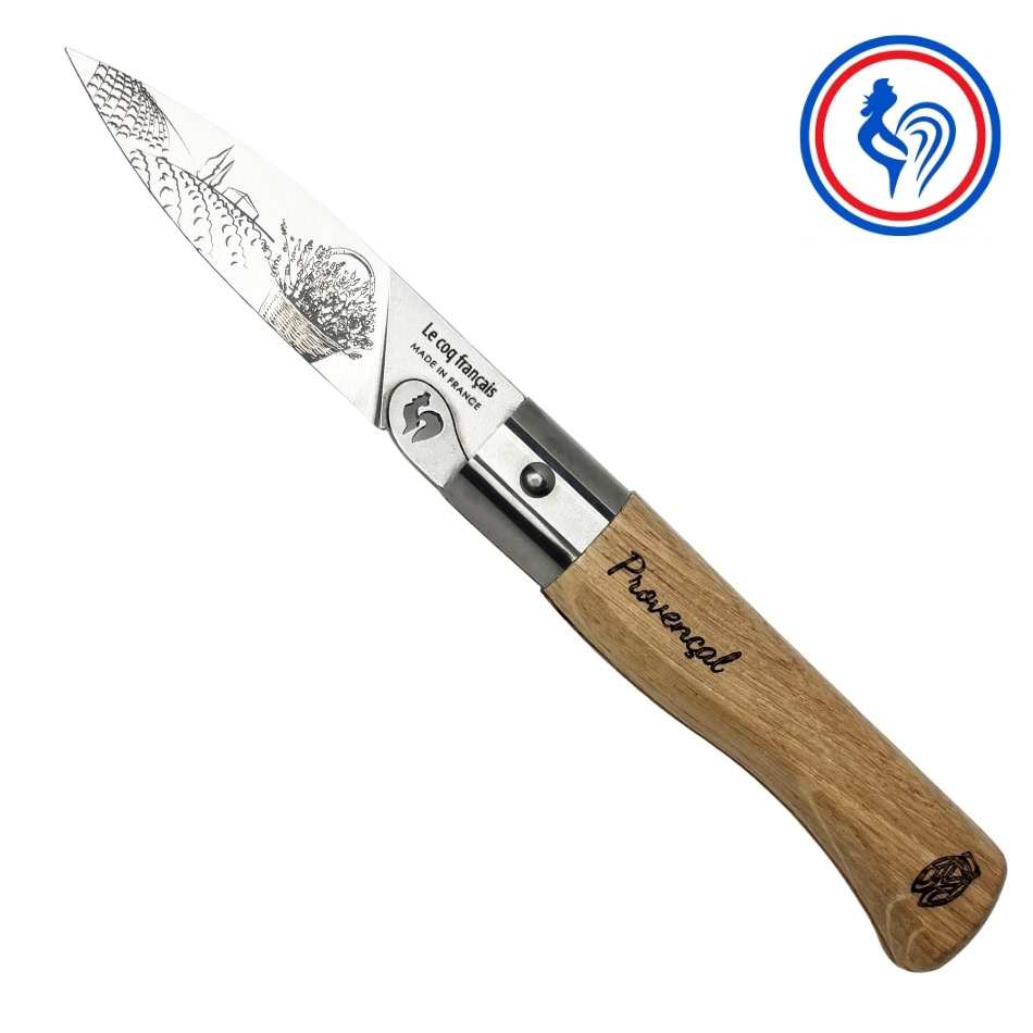 couteau le provençal et son etui by le coq français®