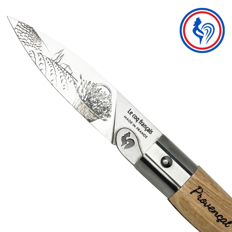 couteau le provençal et son etui by le coq français®