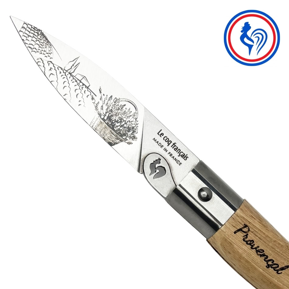 couteau le provençal et son etui by le coq français®