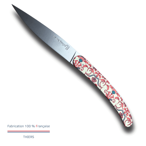 Coffret 6 couteaux de table sublimation – Orient - Couteau floral