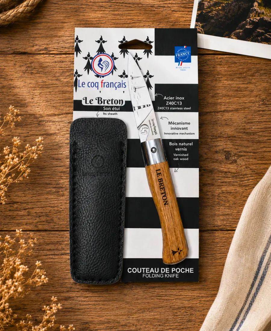 couteau de poche pliant breton ambiance le coq francais