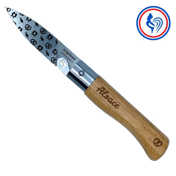 couteau l'alsacien et son Étui by le coq français®