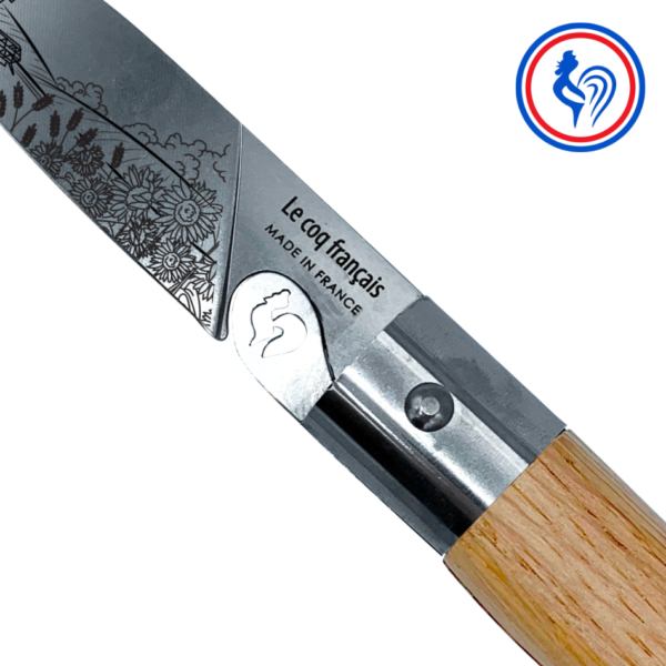 couteau l’authentique céréalier et son Étui by le coq français®