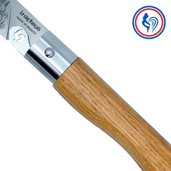 couteau l’authentique nature champignon et son Étui by le coq français®