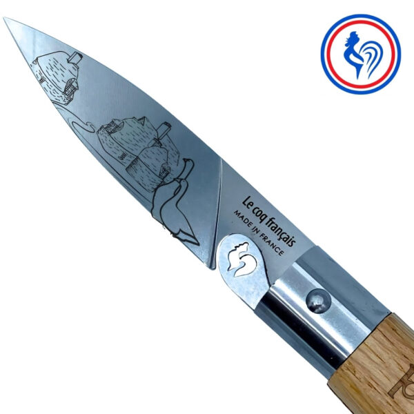 couteau l'authentique périgord et son Étui by le coq français®