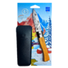 couteau l'authentique montagne hiver et son Étui by le coq français®