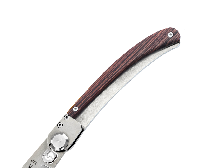 couteau coq original volcans dauvergne et son etui le coq francais bois de violette